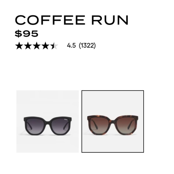 Quay Australia COFFEE RUN - TORTOISE/BROWN - Picture 3 of 6